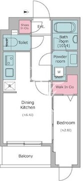 ドゥーエ梅屋敷 309 間取り図