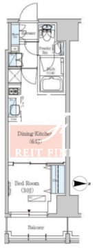 アーバネックス深川住吉2 902 間取り図