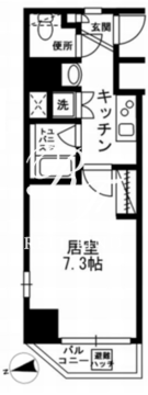 KDXレジデンス文京湯島 301 間取り図