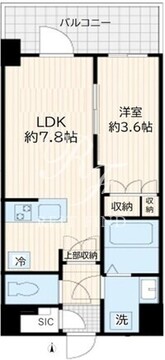 アルカンシエル新宿大京町 102 間取り図