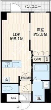 アルカンシエル新宿大京町 104 間取り図