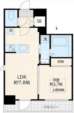 アルカンシエル新宿大京町 201 間取り図