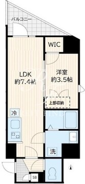 アルカンシエル新宿大京町 203 間取り図