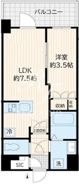 アルカンシエル新宿大京町 204 間取り図