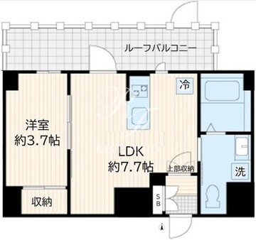 アルカンシエル新宿大京町 404 間取り図