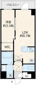 アルカンシエル新宿大京町 205 間取り図