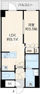 アルカンシエル新宿大京町 306 間取り図