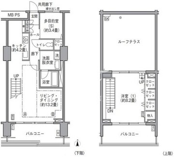 東雲キャナルコートCODAN 17-1118 間取り図