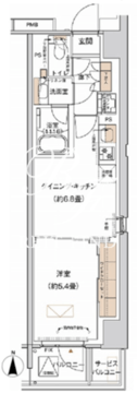 プライムネクサス大森北 101 間取り図