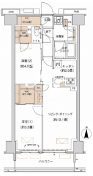 プライムネクサス大森北 119 間取り図