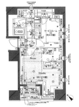 ピアース銀座8丁目 403 間取り図