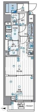 パティーナ住吉 201 間取り図