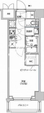 ハーモニーレジデンス東京イーストサイド 704 間取り図