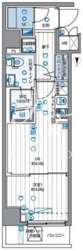 パティーナ住吉 312 間取り図