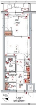 ハーモニーレジデンス大森山王ザ・ガーデン 303 間取り図