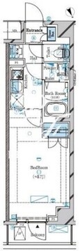 ガリシア下丸子リバーサイド 205 間取り図