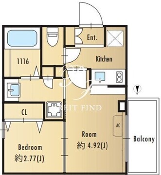 アルティザ赤羽 301 間取り図