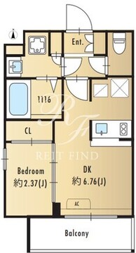 アルティザ赤羽 202 間取り図