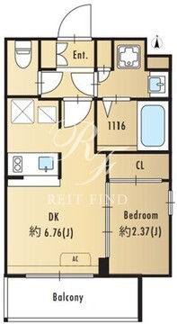 アルティザ赤羽 203 間取り図