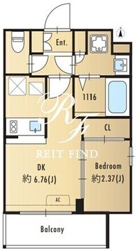 アルティザ赤羽 603 間取り図