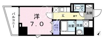 ロータス ザ・レジデンス入谷 201 間取り図