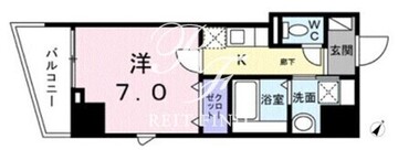 ロータス ザ・レジデンス入谷 401 間取り図