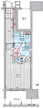 クロスレジデンス東十条 609 間取り図