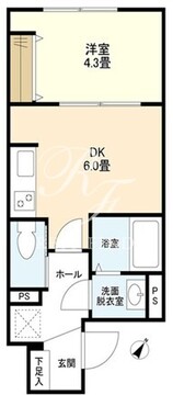 ウェルスクエアイズム巣鴨 101 間取り図