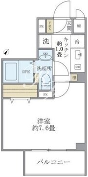 コンポジット渋谷初台 302 間取り図