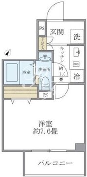 コンポジット渋谷初台 102 間取り図