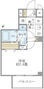 コンポジット渋谷初台 402 間取り図