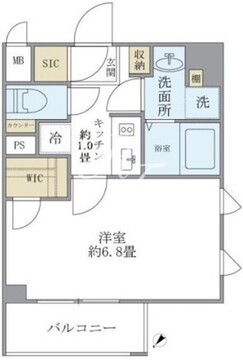 コンポジット渋谷初台 304 間取り図