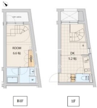 エスセナーリオ若松町 106 間取り図