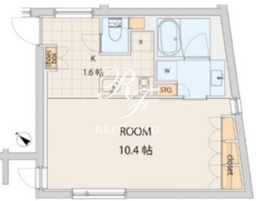 エスセナーリオ若松町 302 間取り図