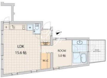 エスセナーリオ若松町 402 間取り図