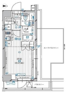 レガリス高田馬場2 902 間取り図