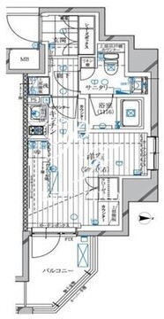 レガリス高田馬場2 306 間取り図