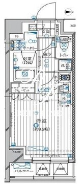 レガリス高田馬場2 403 間取り図