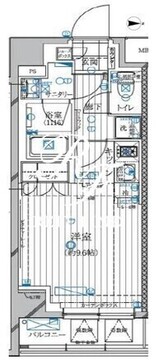 レガリス高田馬場2 503 間取り図