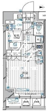 レガリス高田馬場2 703 間取り図