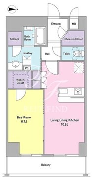 ジニア大森西 604 間取り図