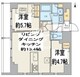 クレストコート東日暮里 201 間取り図