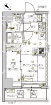 メインステージ南砂町 722 間取り図