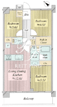 Nステージ船堀 302 間取り図