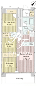 Nステージ船堀 603 間取り図