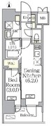 プライムガーデン銀座八丁堀 507 間取り図 ?>