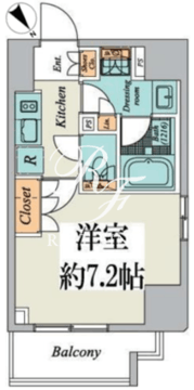 クレストコート文京湯島 303 間取り図