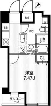 ブランセ森下 402 間取り図