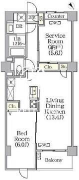 プライムガーデン赤塚 310 間取り図