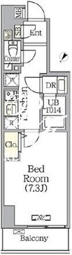 プライムガーデン赤塚 602 間取り図